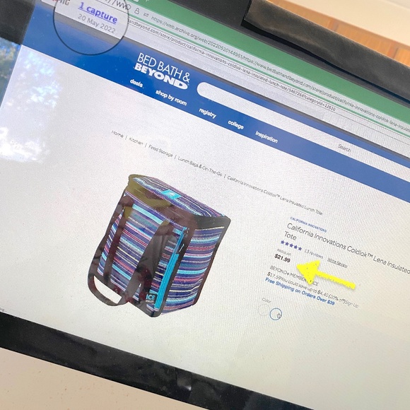 California Innovations Coldlok™ Lena Insulated Lunch Tote - Picture 16 of 16